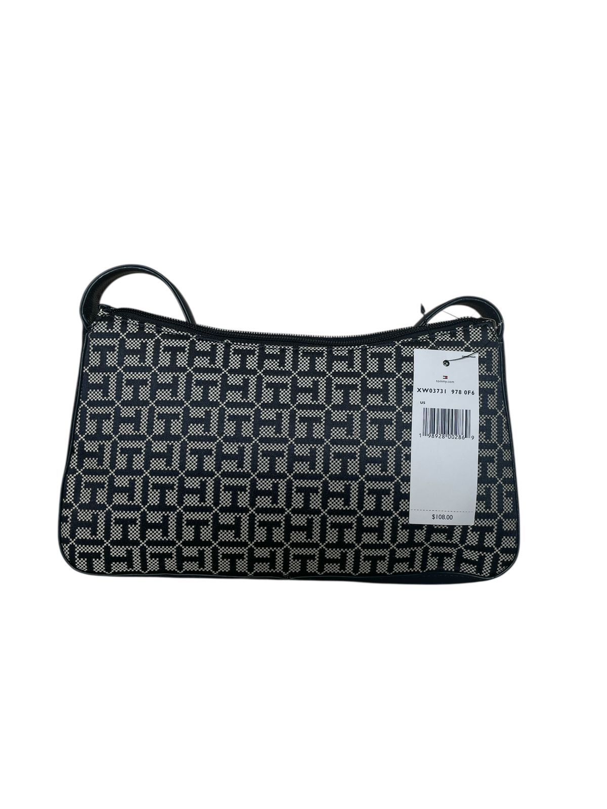 Bolso Tommy Hilfiger Original Negro Monograma – Shoulder Bag Elegante