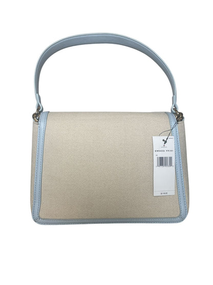 Bolso Tommy Hilfiger Original Beige con Azul Cielo – Crossbody Elegante